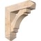 Ekena Millwork Merced Arts and Crafts Smooth Bracket w/ Offset Brace, Douglas Fir, 7 1/2"W x 28"D x 28"H BKT0806X28X28MRC03SDF - alternate 1